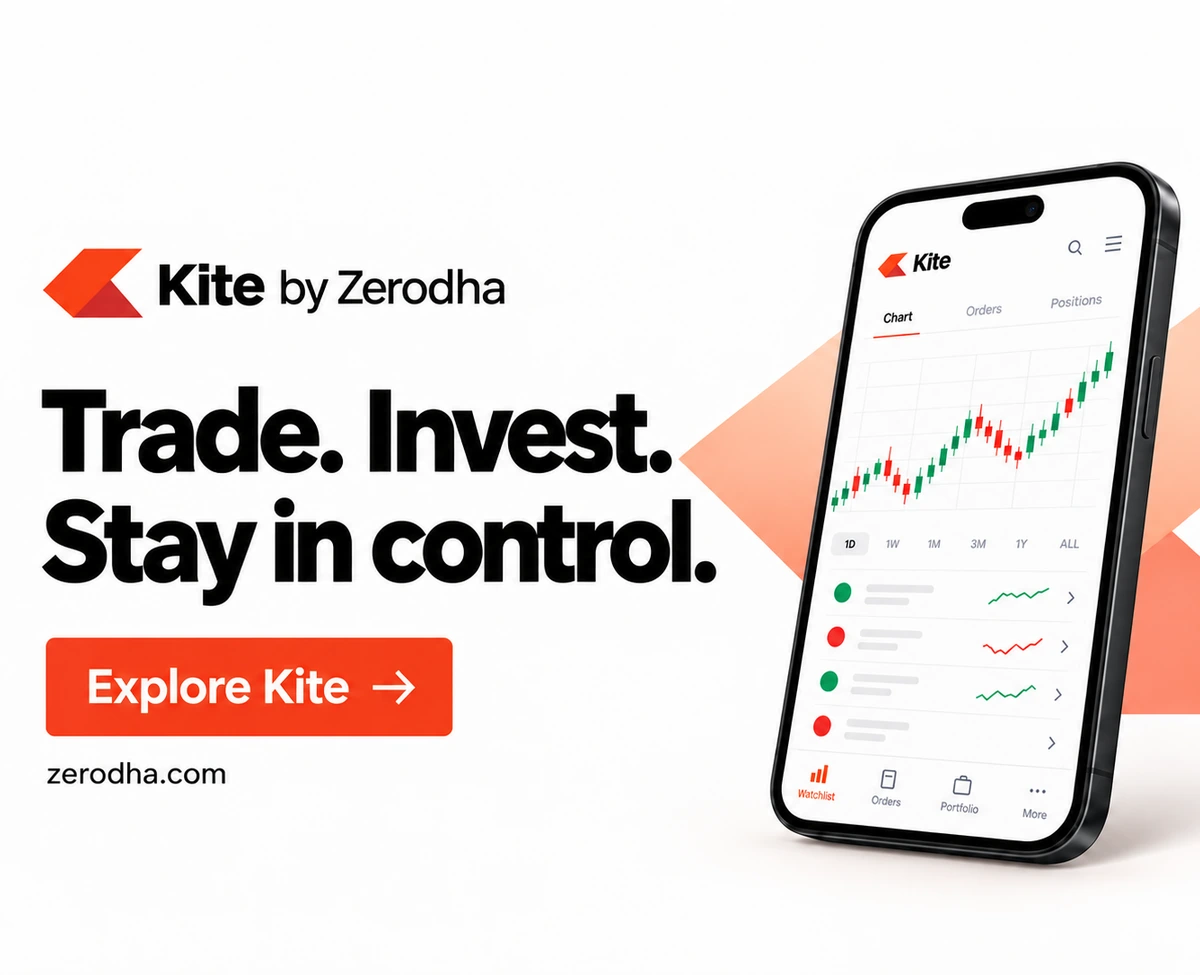 Zerodha Kite trading and investment platform