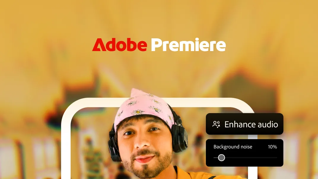 Adobe Premiere video editing app running on an Android smartphone with a multi-track timeline