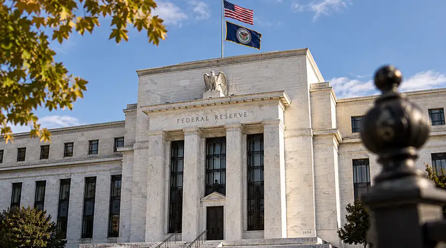 The Federal Reserve building in Washington D.C.