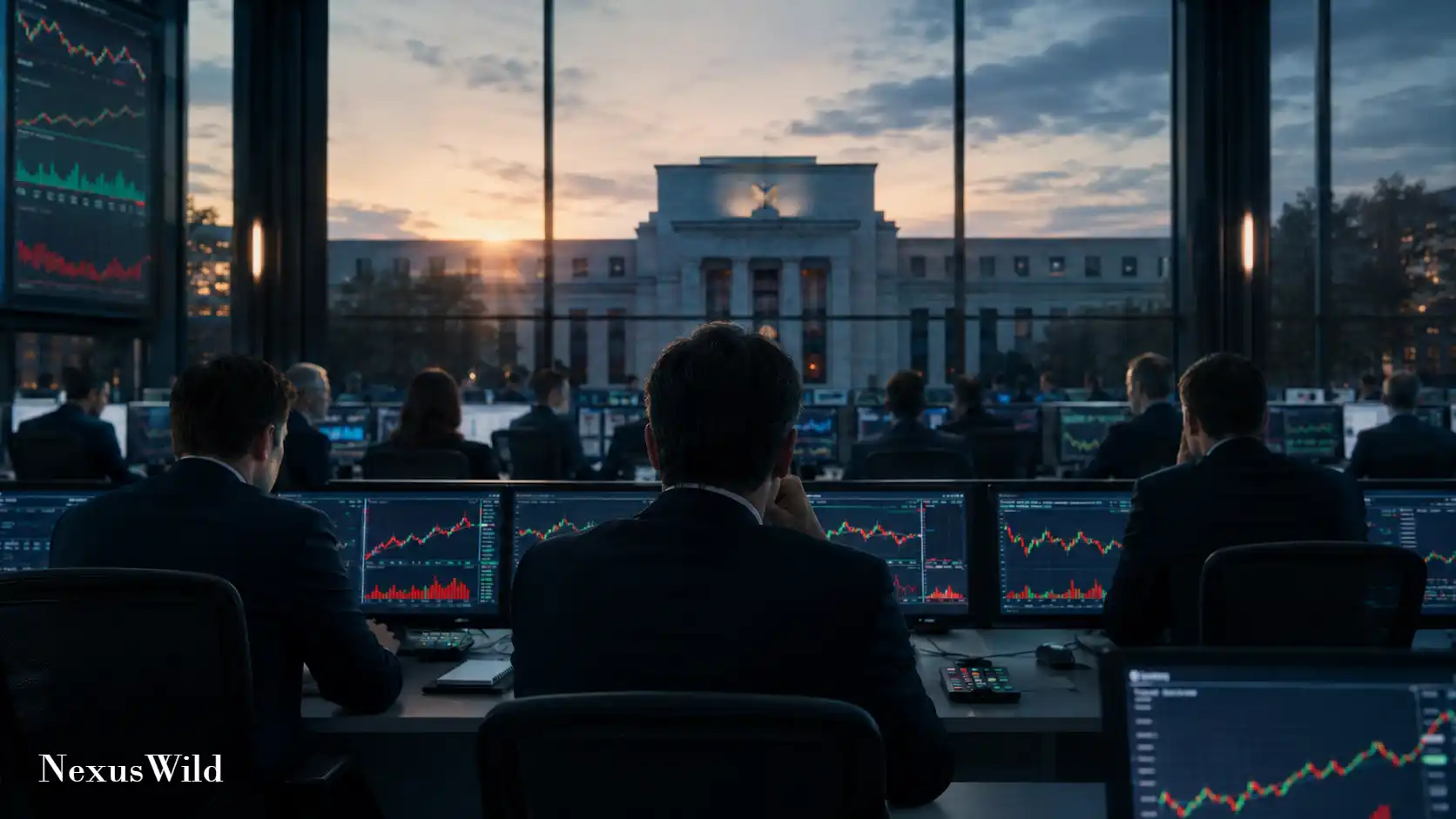 Federal Reserve Chair Kevin Warsh preparing to speak at a podium.