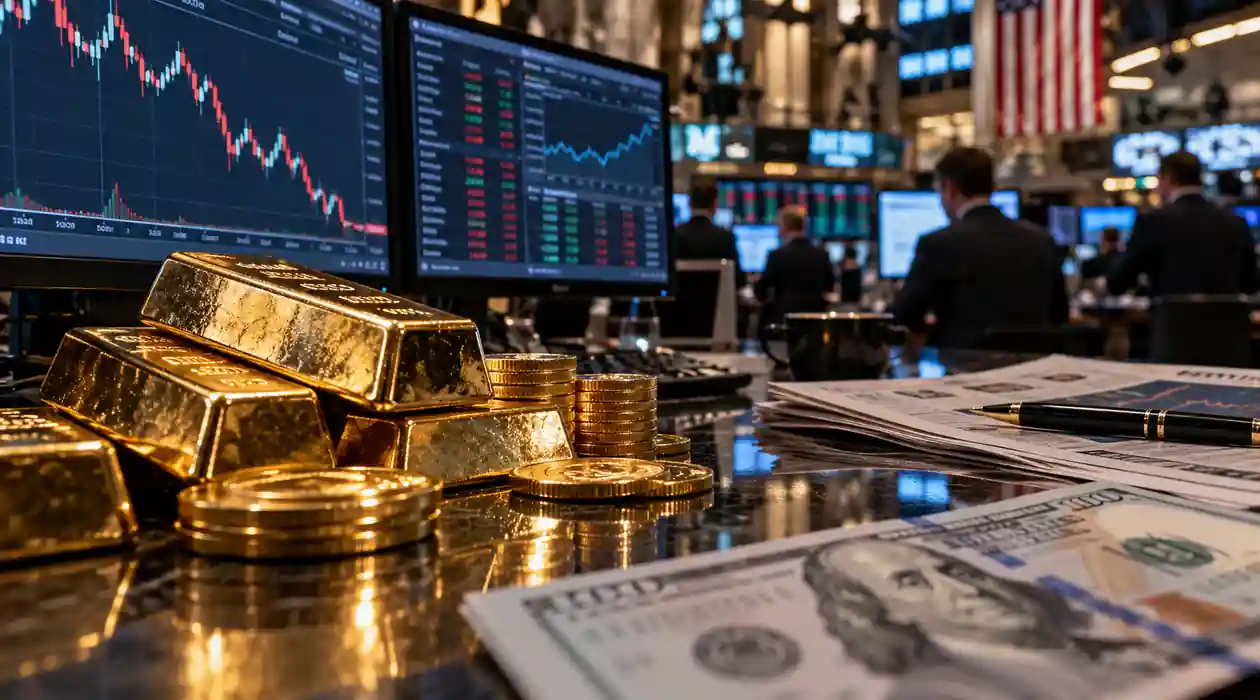 Gold Slips Despite Geopolitical Tension as Yields and the Dollar Take Control