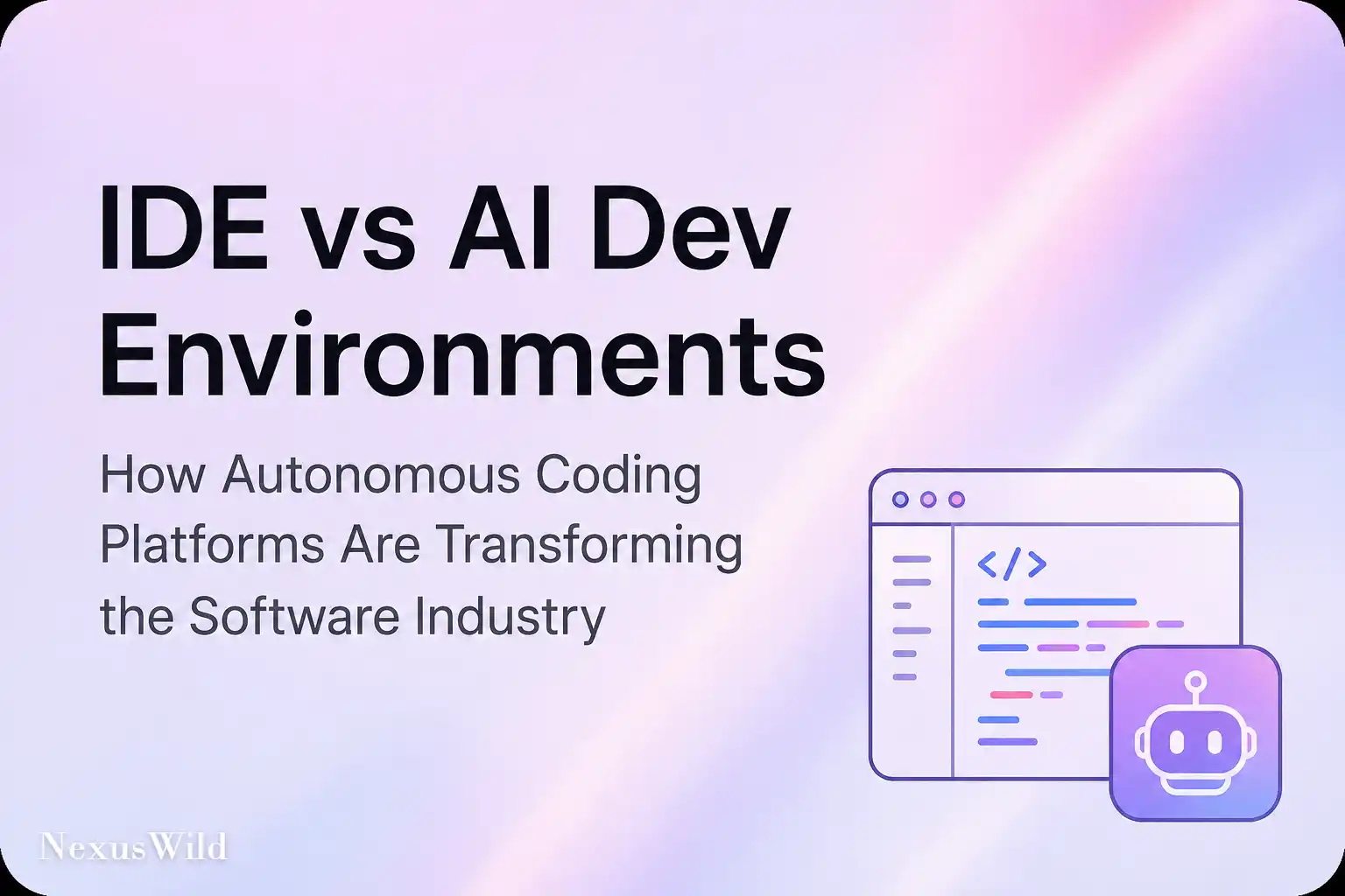 A developer reviewing code on a screen alongside an AI agent interface.