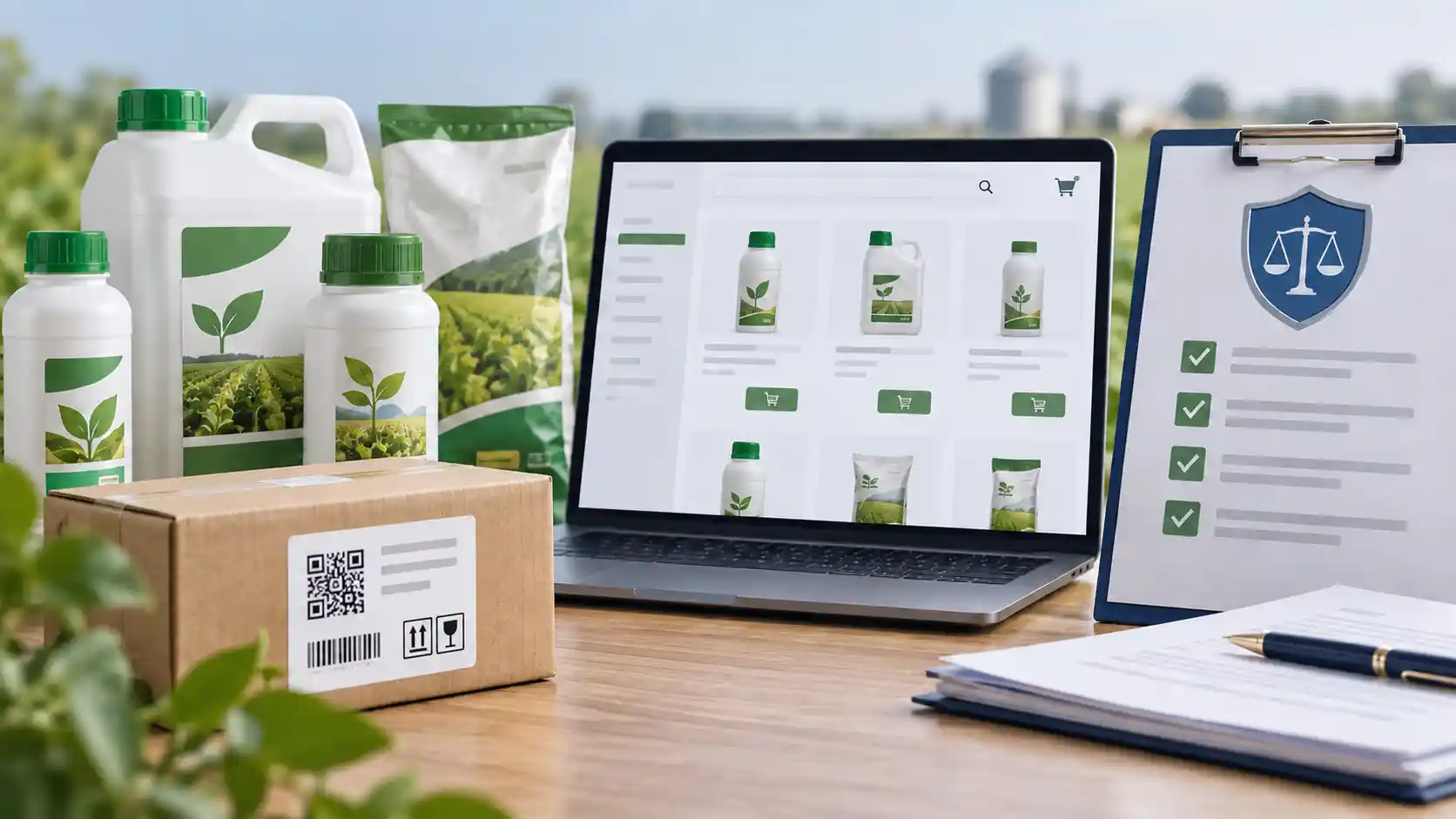 Farmer purchasing pesticide products as India debates online sale and traceability regulations