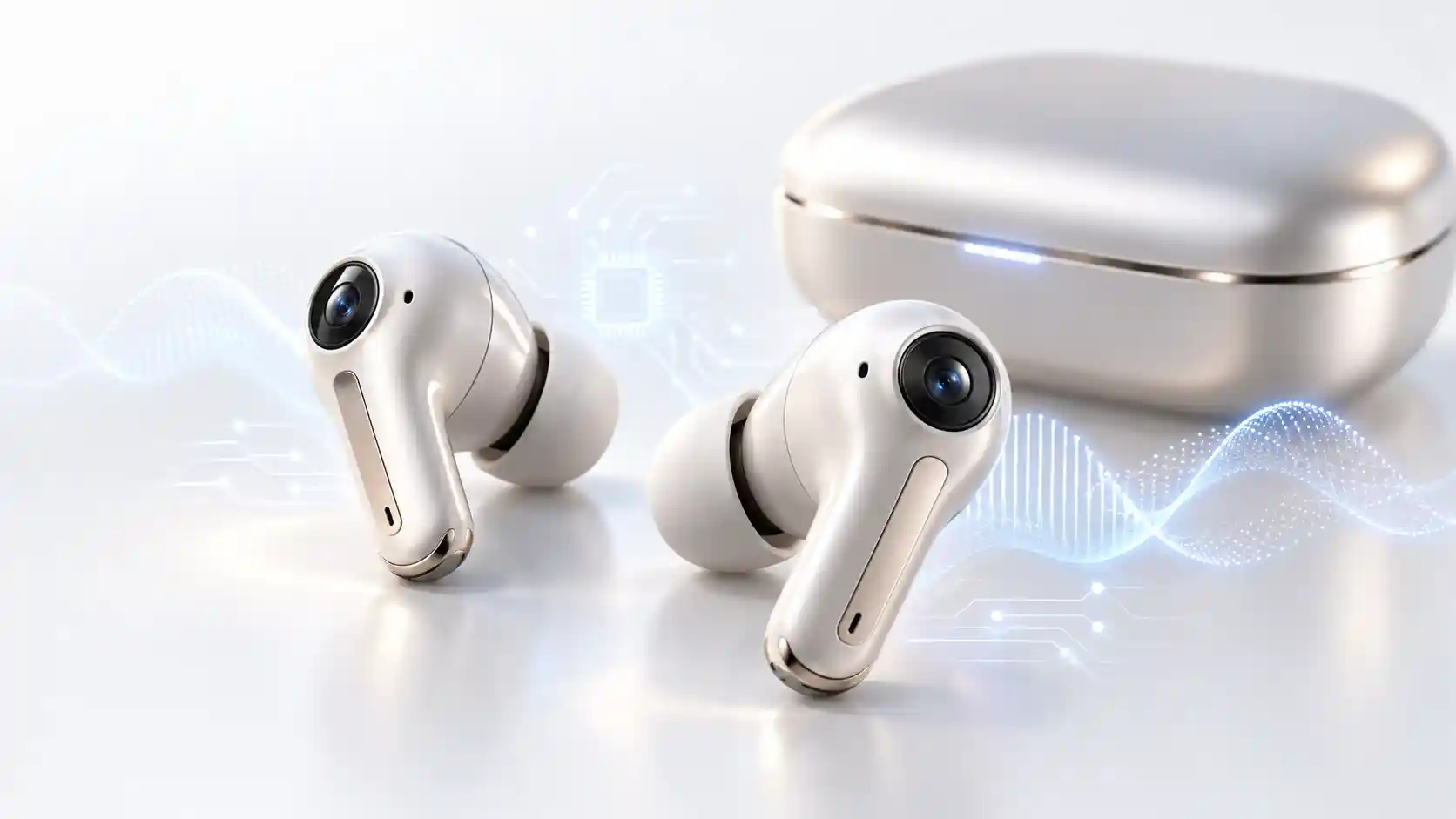 Concept camera-equipped earbud built on Qualcomm's Snapdragon Sound Elite Gen 2 platform