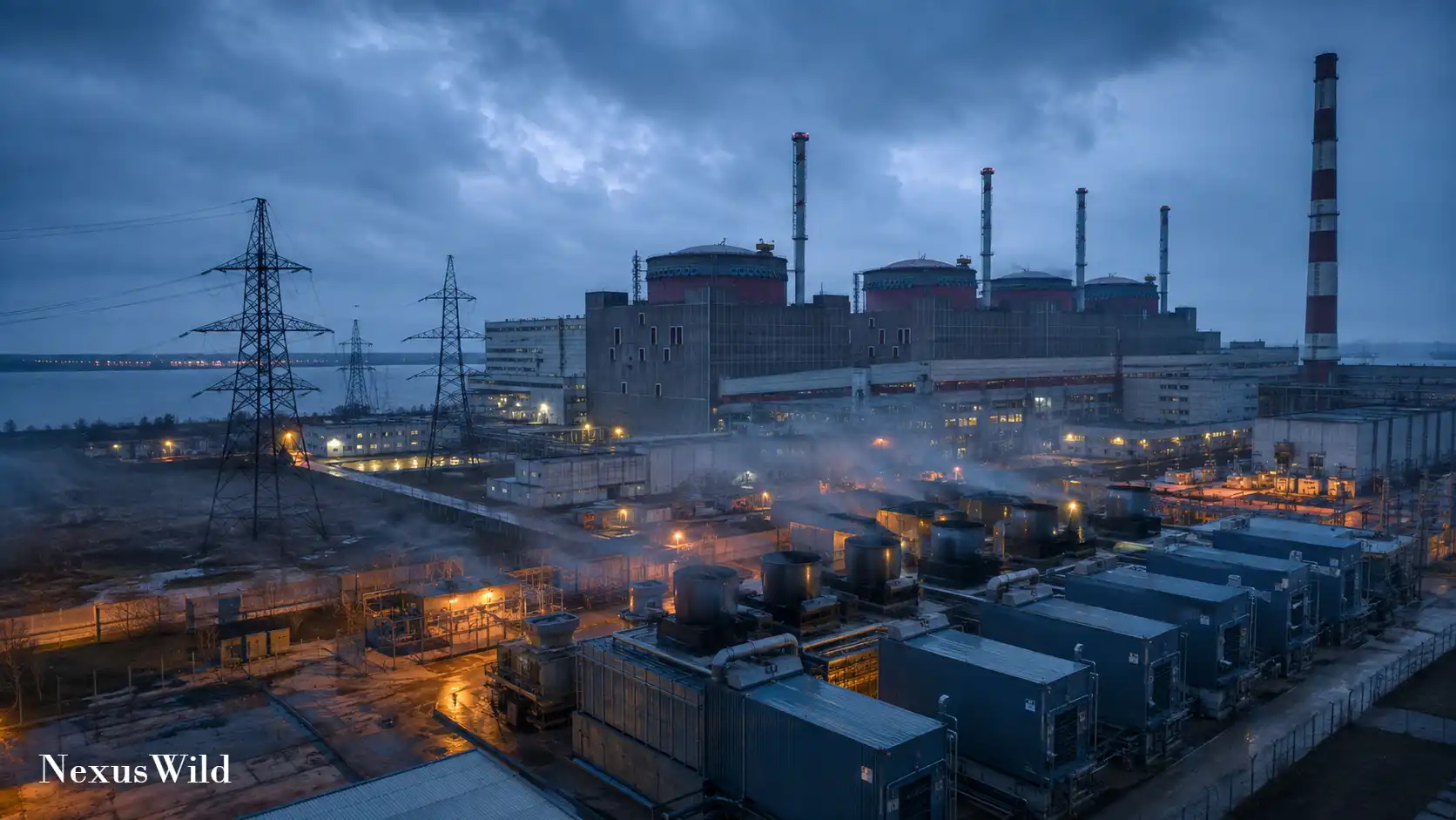 The Zaporizhzhia Nuclear Power Plant in Ukraine.